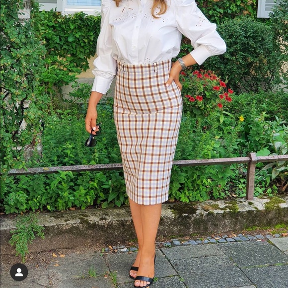 Zara plaid skirt bloggers favorite - Picture 8 of 15